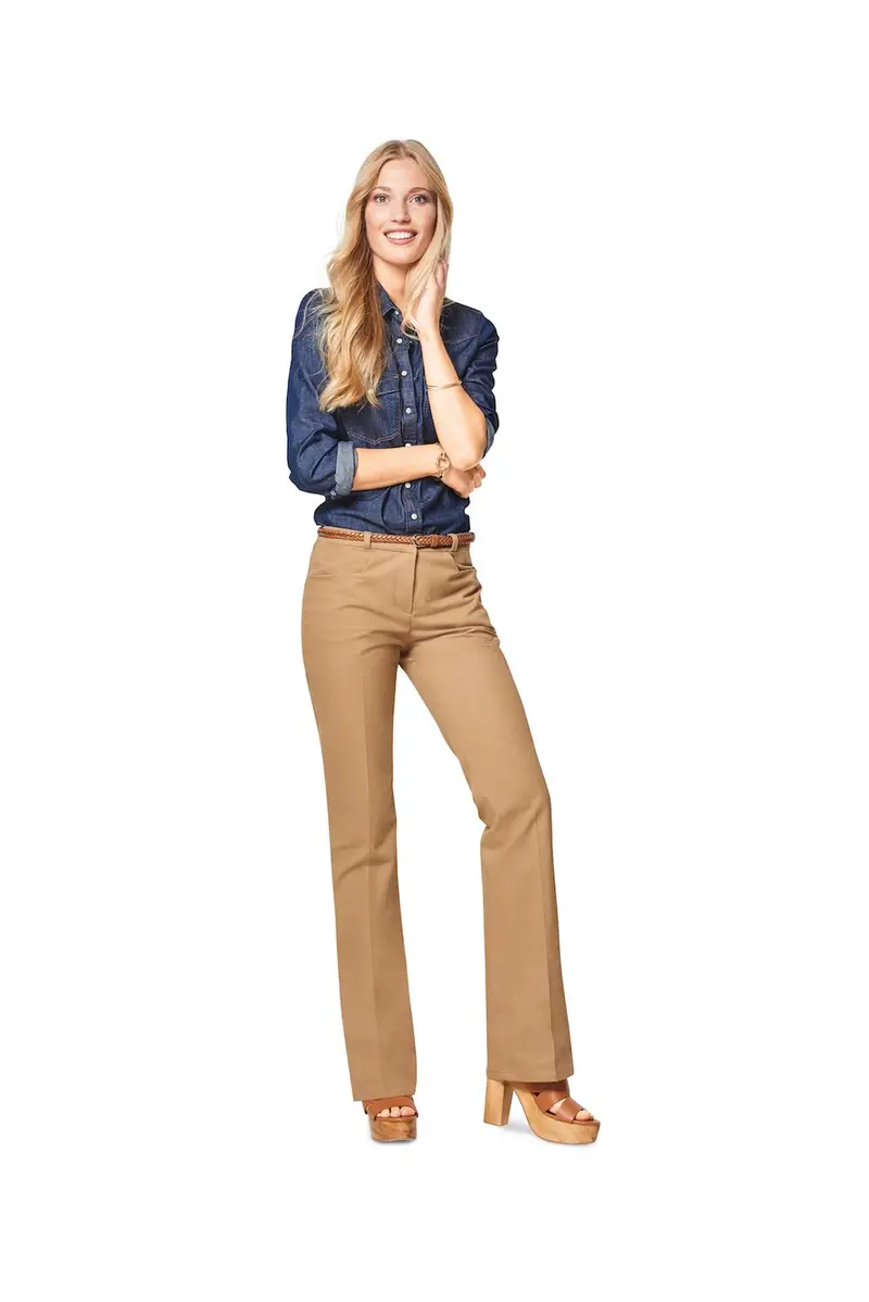 Burda 6432 Women's Dress Trousers Sewing Pattern 1