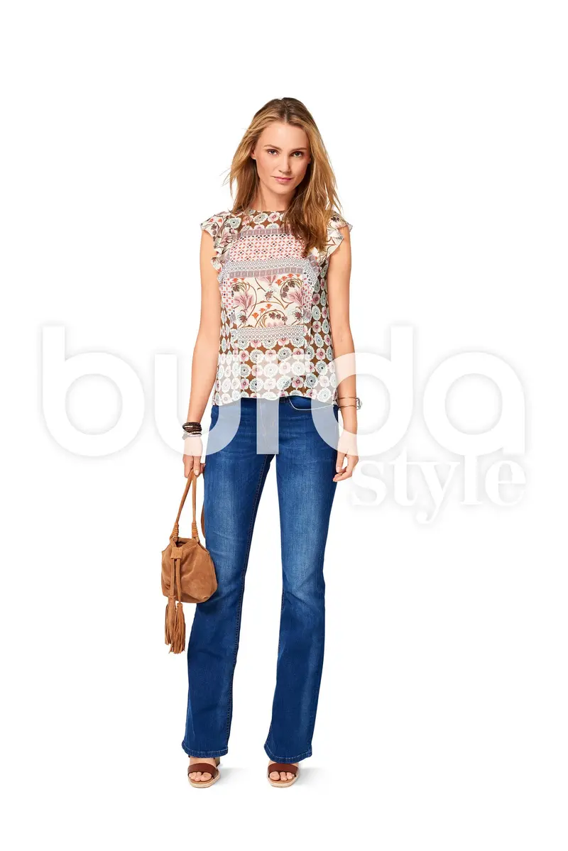 Burda 6525 Misses' Blouse Sewing Pattern 1