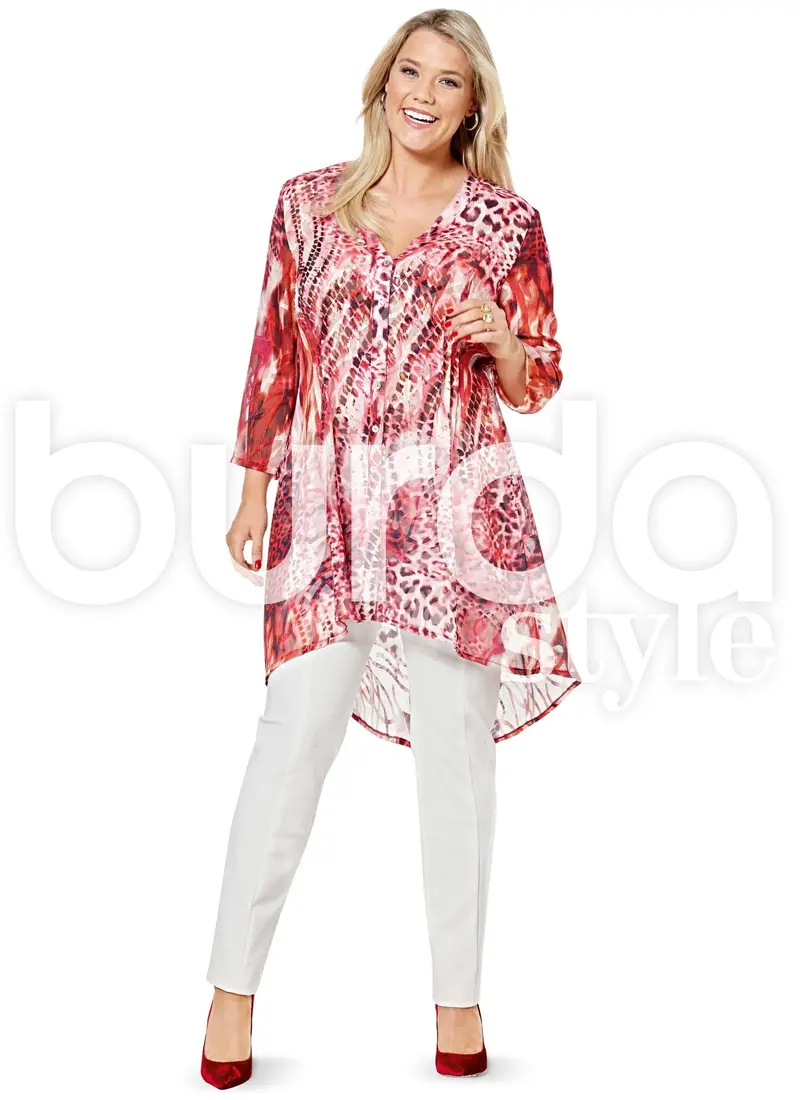 Burda 6615 Blouse Pattern 1