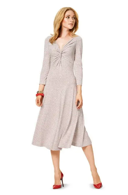 Burda 6911 Twist-Front Midi Dress And Tops Pattern 1