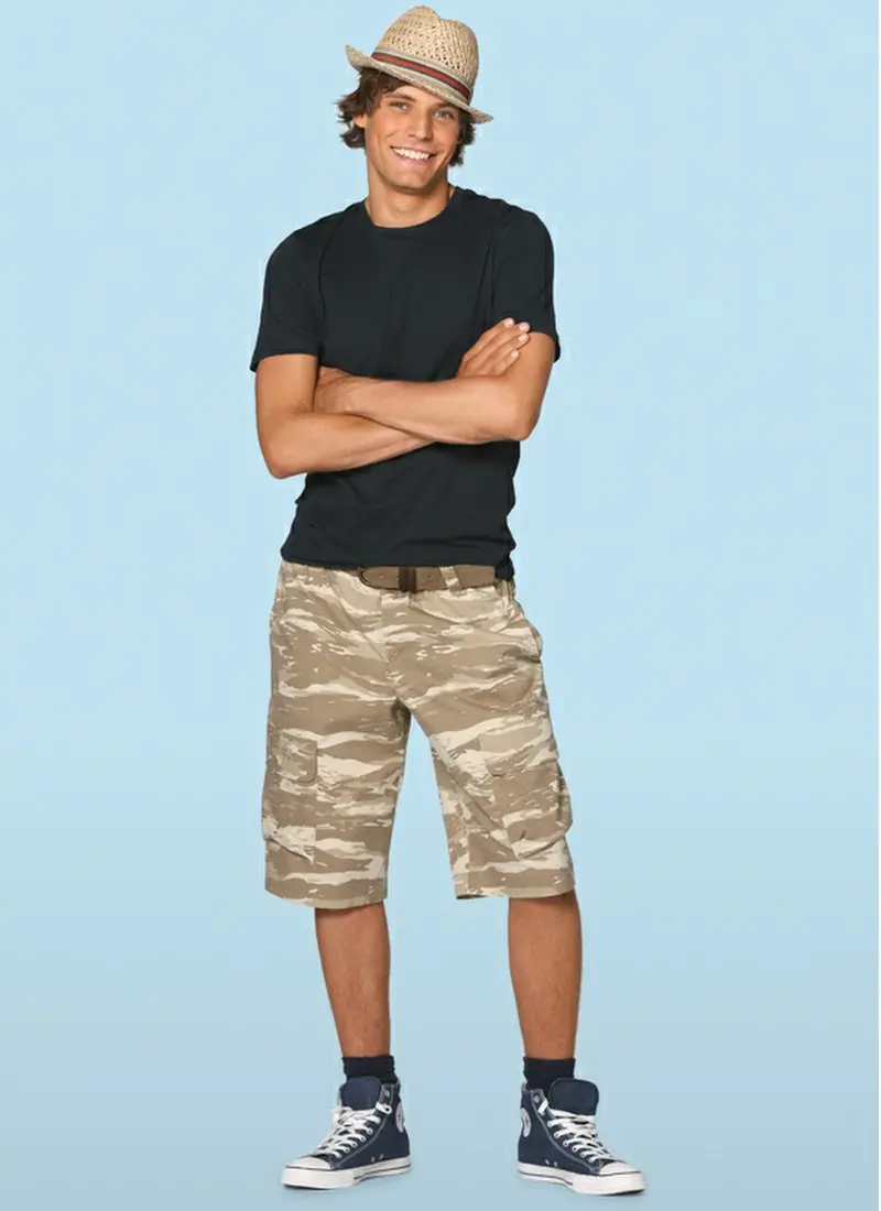 Burda 7381 Mens' Shorts Pattern 1