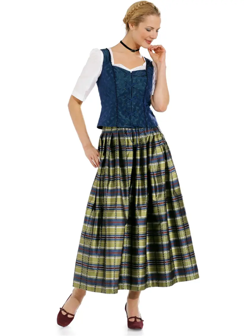 Burda 7870 Dirndl Dress Pattern 1
