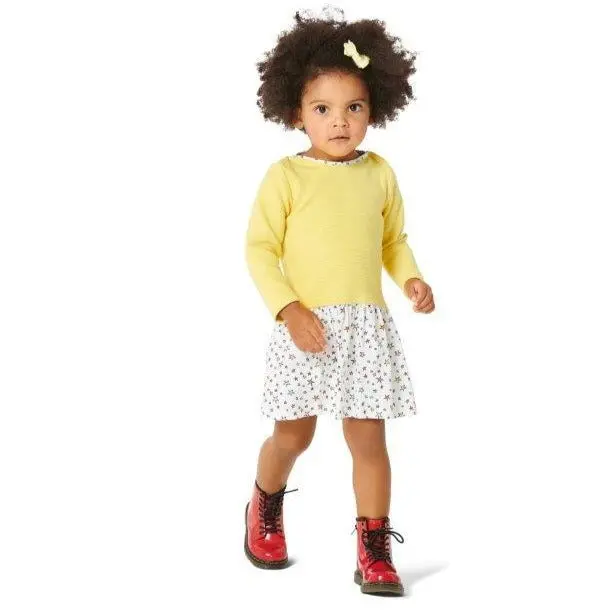 Burda 9296 Babies' Shirtdress Sewing Pattern 1
