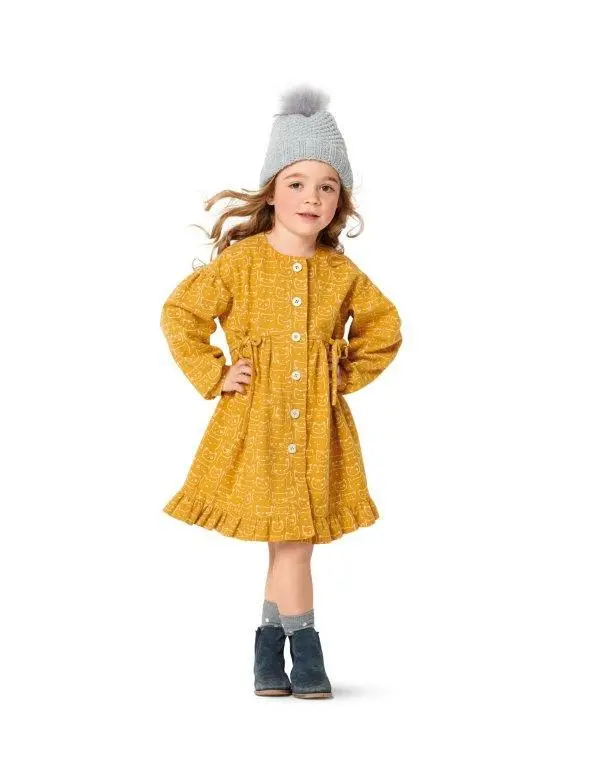 Burda 9309 Child Dress Sewing Pattern 1