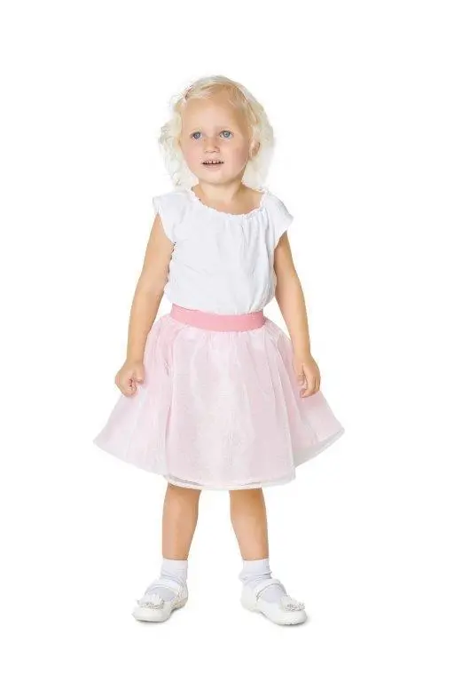 Burda 9319 Child's Pinafore Skirt Sewing Pattern 2
