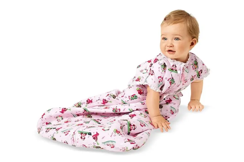 Burda 9382 Babies' Sleeping Bag Sewing Pattern 1