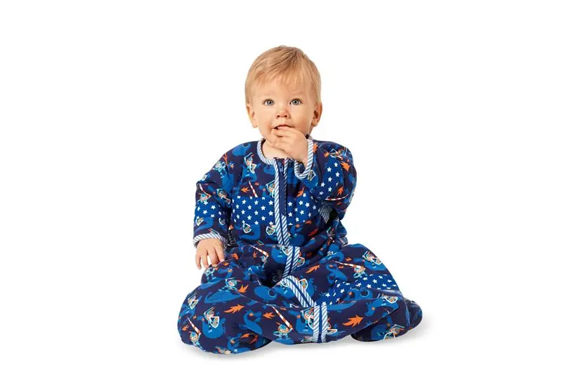 Burda 9382 Babies' Sleeping Bag Sewing Pattern 2