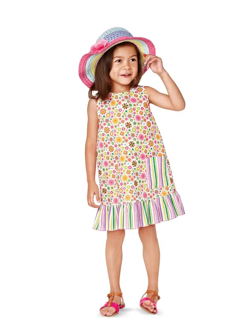 Burda 9420 Toddler Dress Pattern | Easy 1
