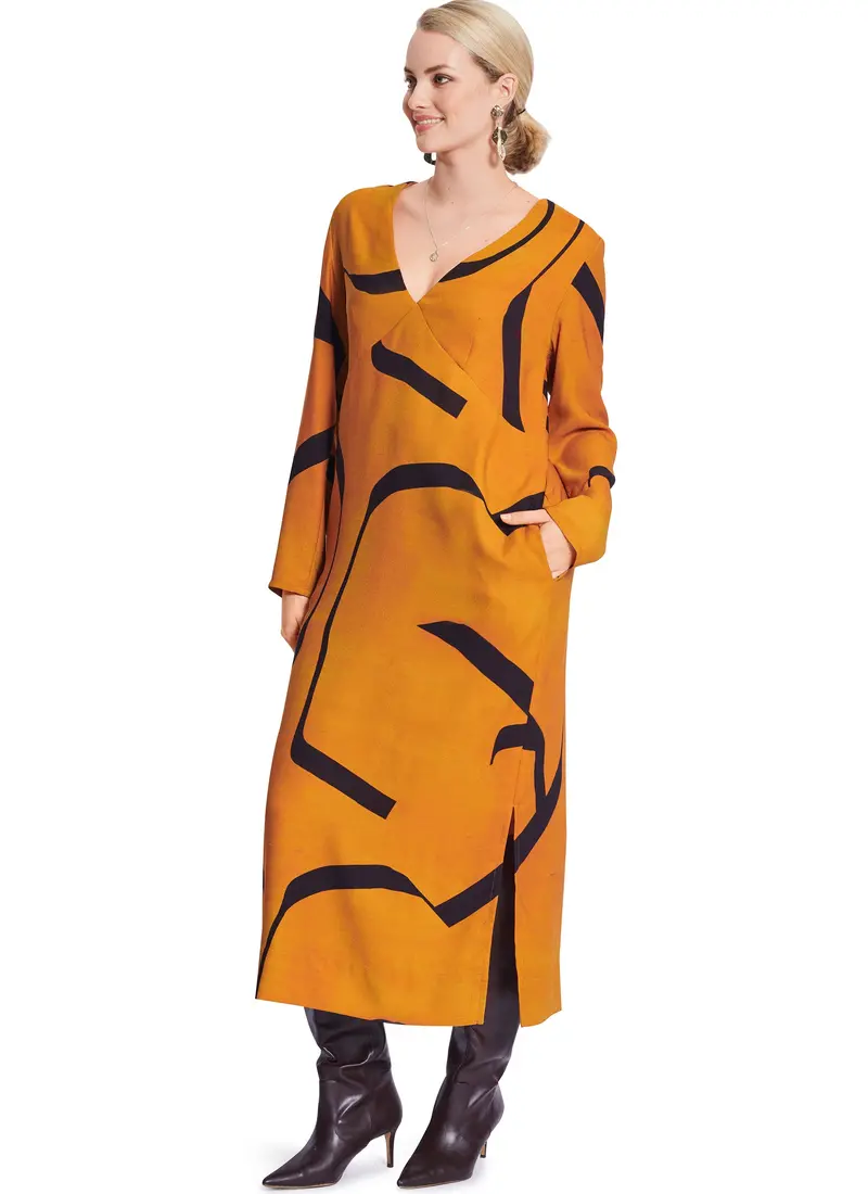 Burda Sewing Pattern 5704 Dress And Tunic 1