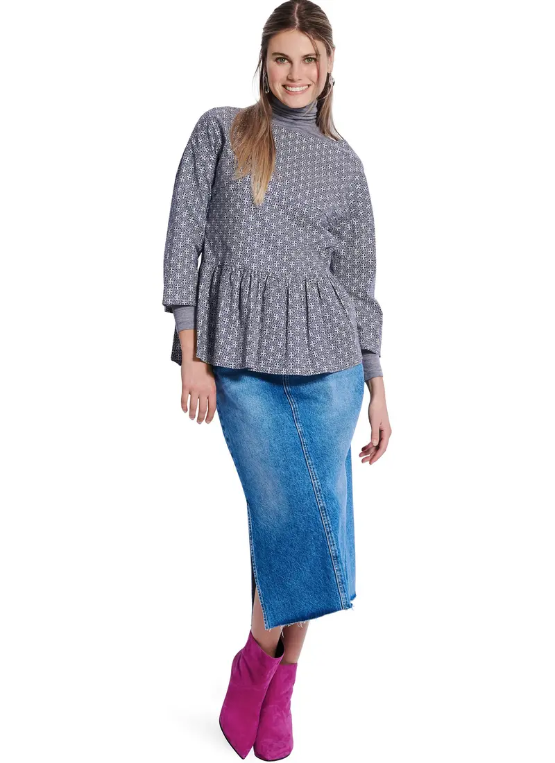 Burda Sewing Pattern 5856 Misses' Blouse 1