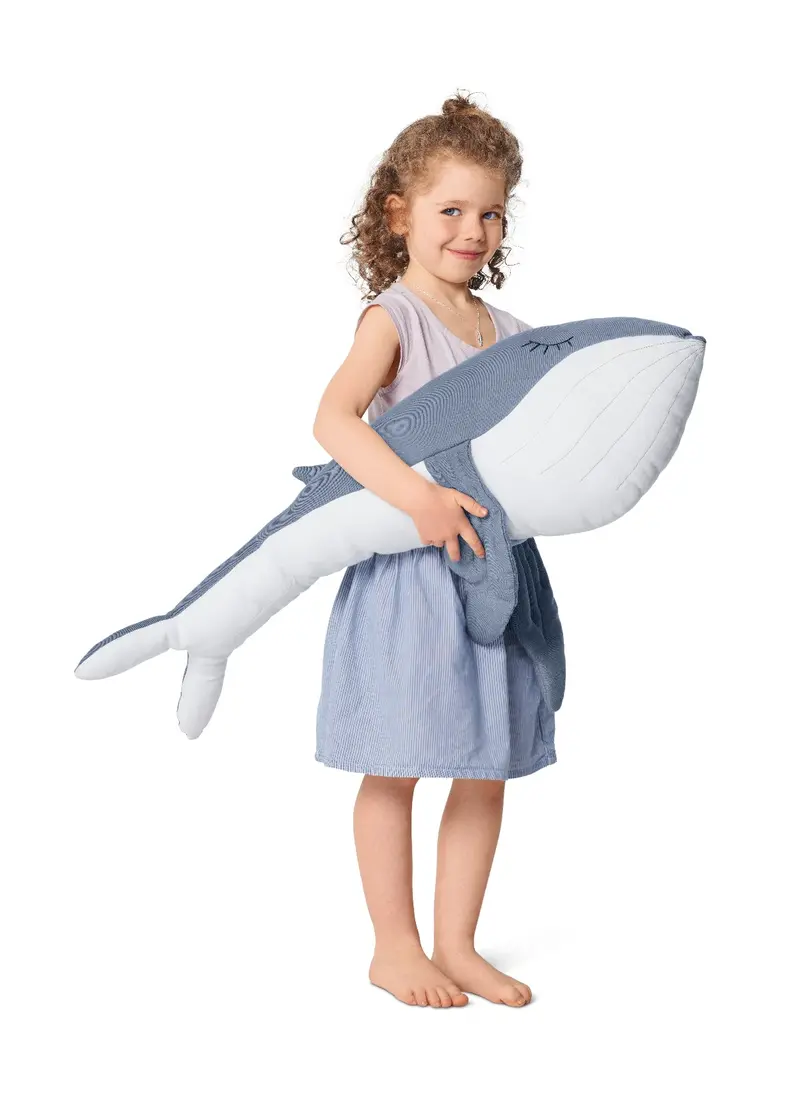 Burda Sewing Pattern 6044 Stuffed Animals - Bunny And Whale 1