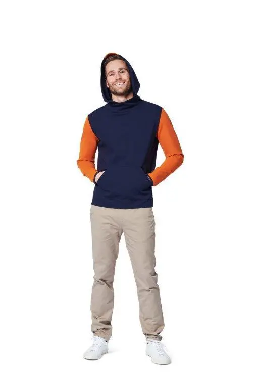 Burda Sewing Pattern 6064 Men's Classic Sweatshirt 1