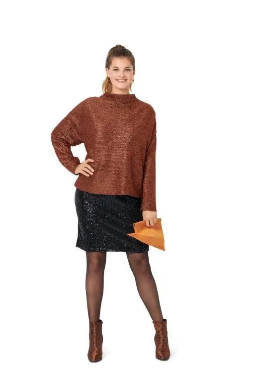 Burda Sewing Pattern 6087 Top, Dress – Figure Fitting 1