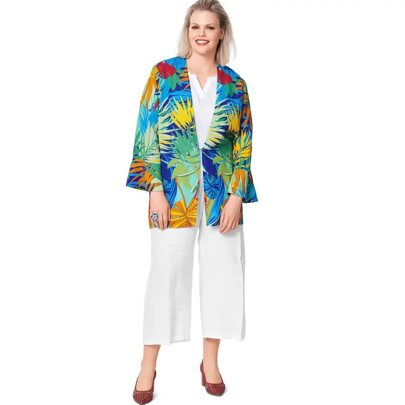 Burda Sewing Pattern 6107 Women's Blouson Jacket 1