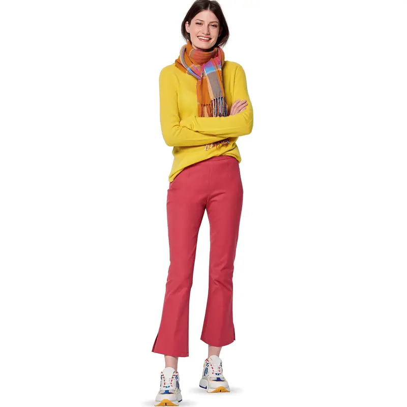 Burda Sewing Pattern 6152 Flared Trousers Or Pants 1
