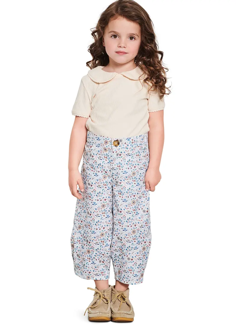 Burda Sewing Pattern 9199 Children's Bloomers And Cardigan 1