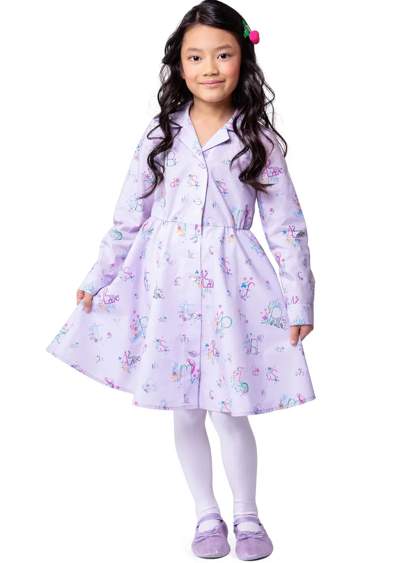Burda Sewing Pattern 9206 Children's Dresses 1
