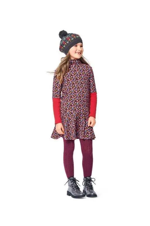 Burda Sewing Pattern 9272 Children's Top, Dress 1