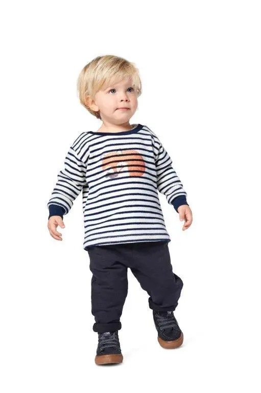 Burda Sewing Pattern 9273 Babies' Top And Dress 1
