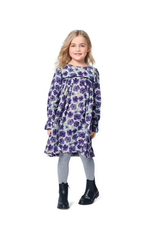 Burda Sewing Pattern 9274 Children's Dress, Blouse 1