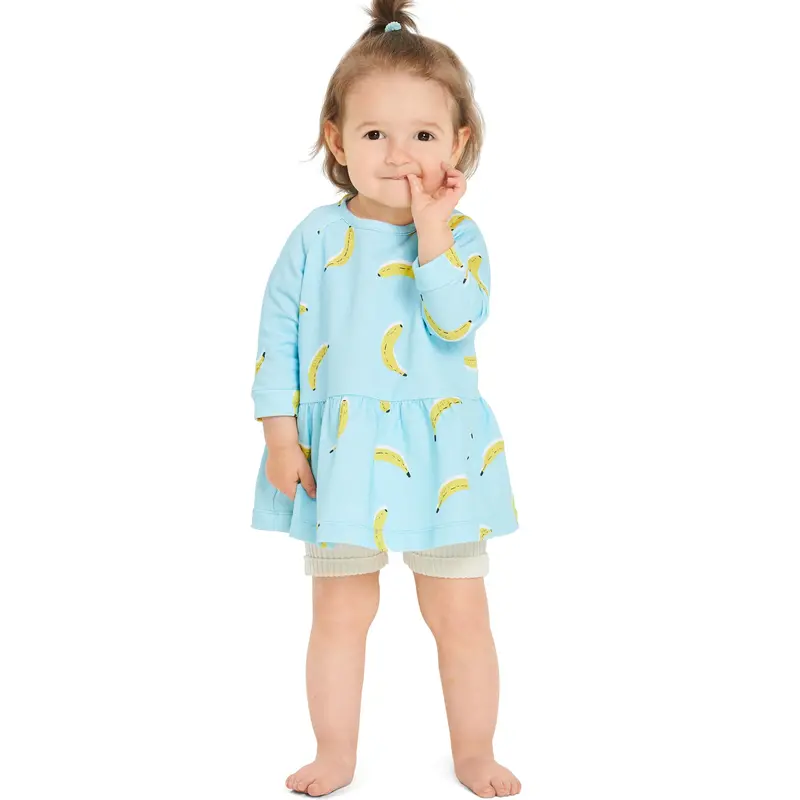 Burda Sewing Pattern 9277 Babies' Top And Dress 1