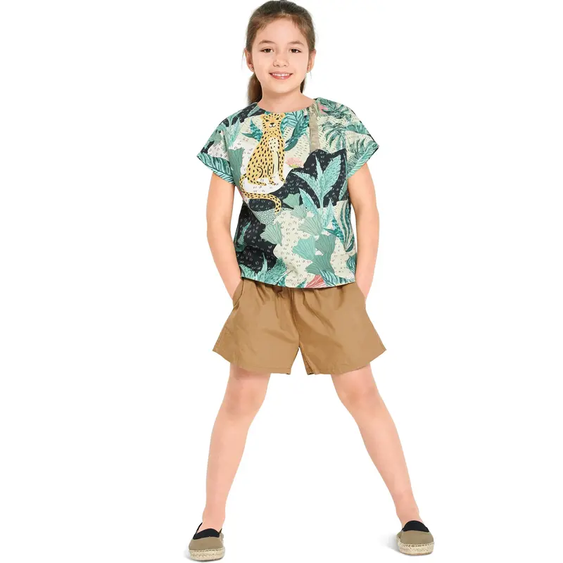 Burda Sewing Pattern 9282 Children's Top And Dress 1