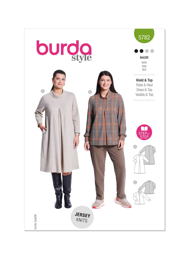 Burda Style Pattern 5782 Misses' Dress And Tunic 2