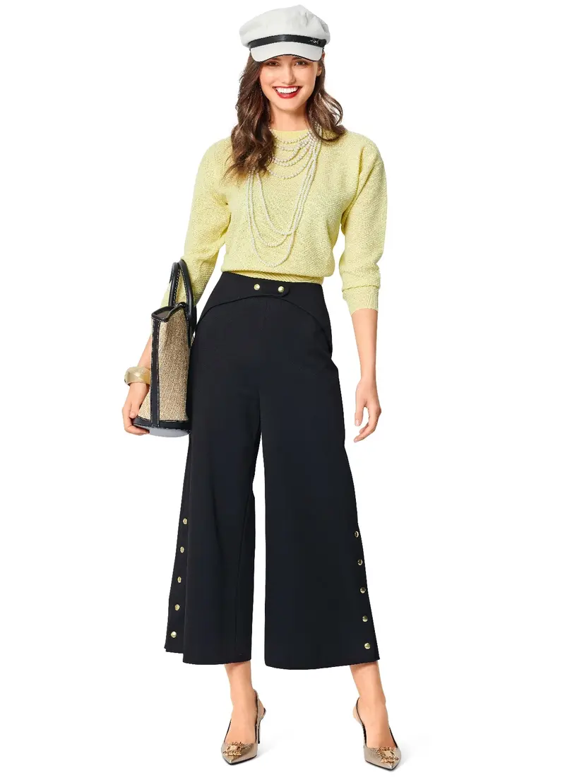 Burda Style Pattern 6032 Ladies Outerwear Trousers/Pants 1