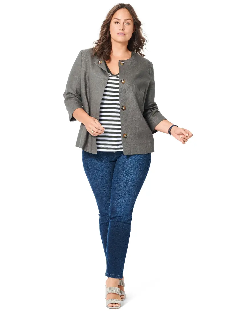 Burda Style Pattern 6034 Plus Coat / Jacket 1