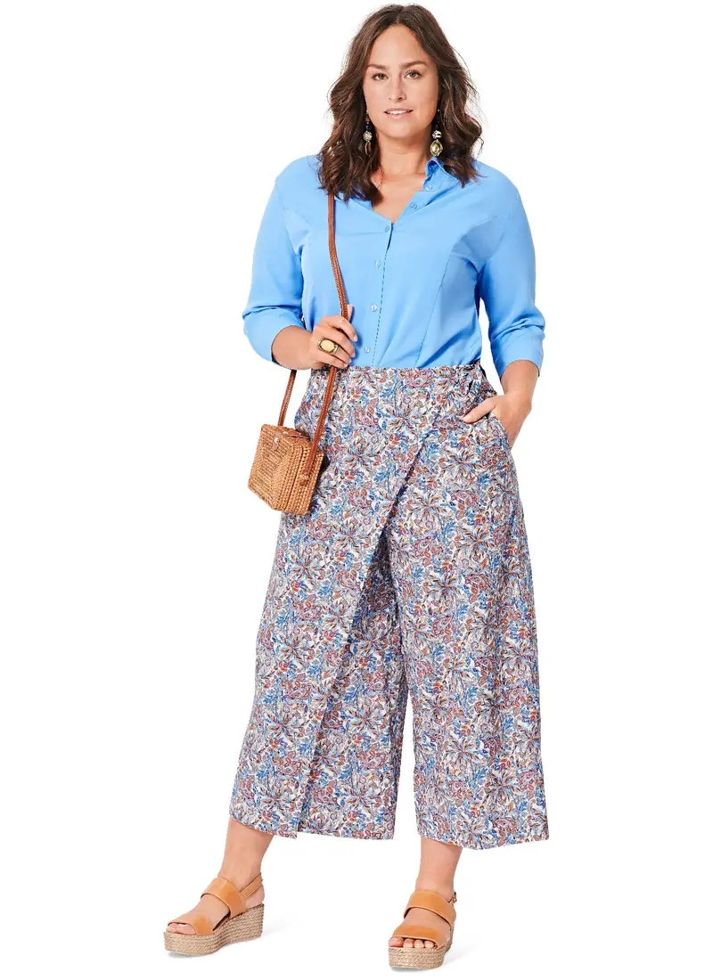 Burda Style Pattern 6035 Plus Trousers 1