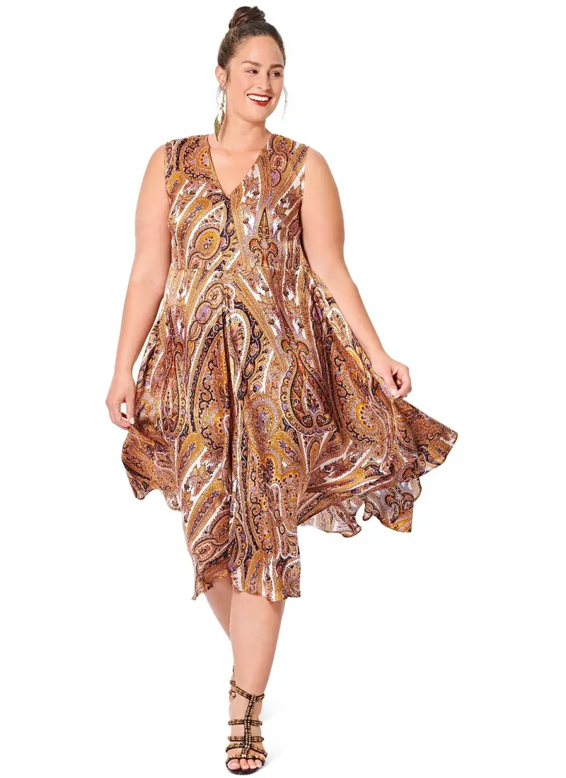 Burda Style Pattern 6036 Plus Dress 1