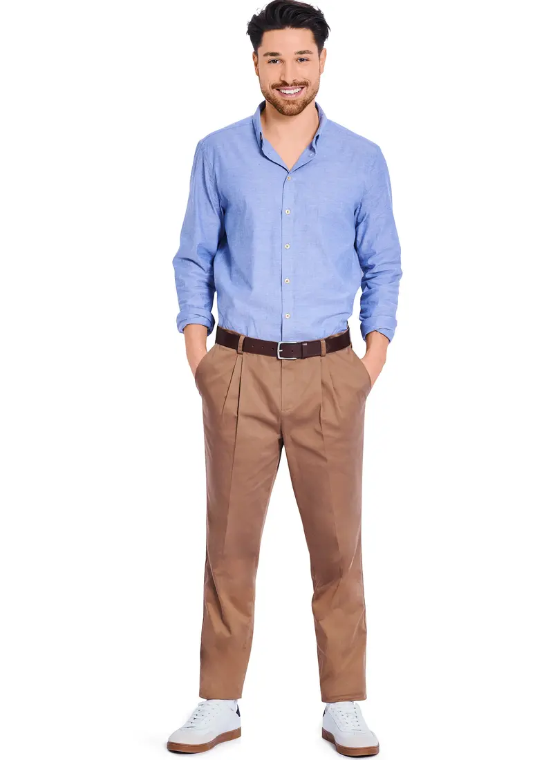 Burda Style Sewing Pattern 5722 Men's Chino Trousers 1