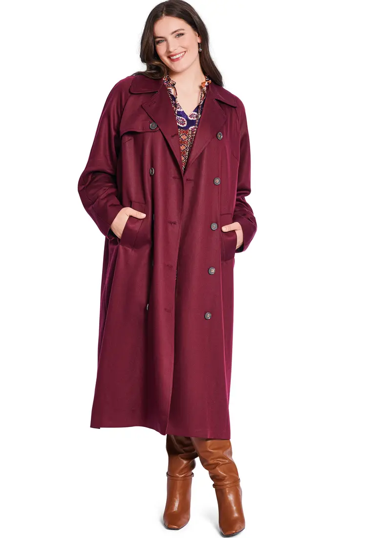 Burda Style Sewing Pattern 5747 Misses' Trench Coat And Jacket 1