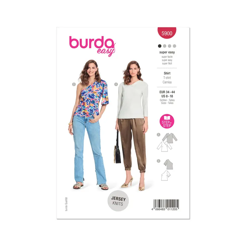 Burda Style Sewing Pattern 5900 Misses' Top 2