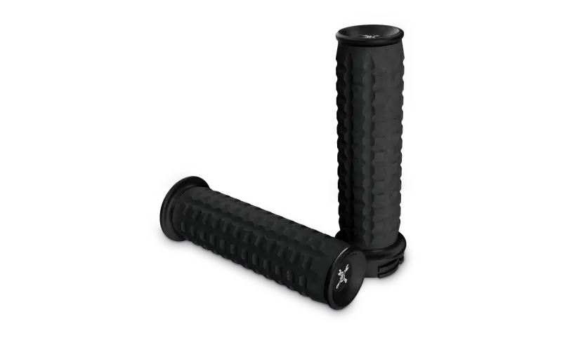 Burly Brand 82-17 H-D Dual Cable Set Reaper Handle Grip Set - Textured Black 1
