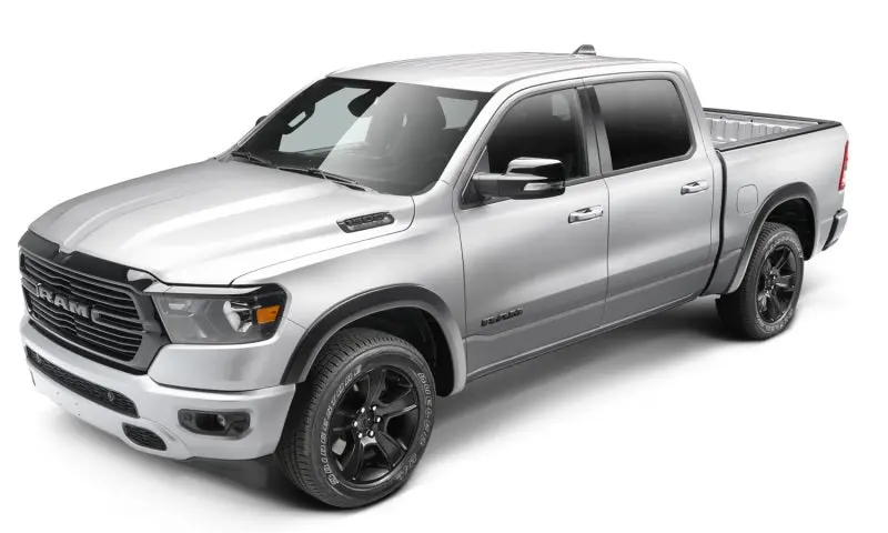 Bushwacker 19-22 Ram 1500 (Excl. Rebel/Trx) 76.3 & 67.4In Bed Oe Style Flares 4Pc Set - Blk / Smooth 1