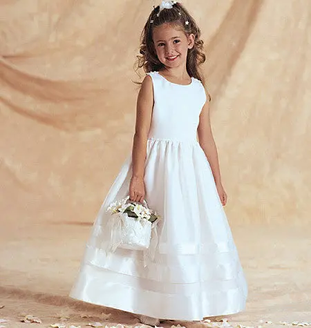 Butterick 3351 Girls' Bridesmaids Jacket And Dress Pattern | Easy 2
