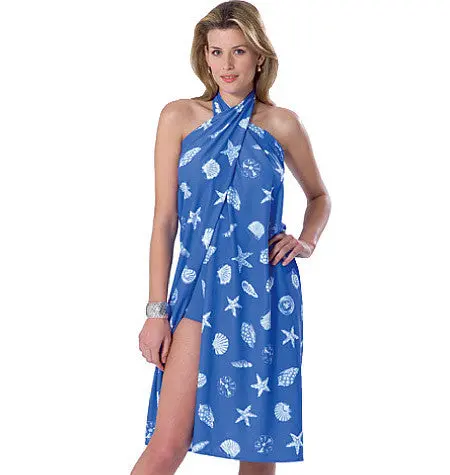 Butterick 4526 Misses' Swimsuit And Wrap Pattern | Easy 1