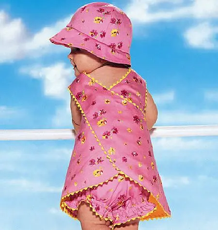 Butterick 5625 Infants' Romper, Jumper, Panties And Hat Pattern 1