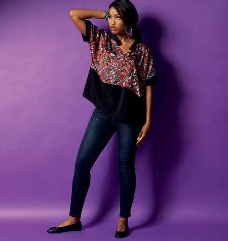 Butterick 5955 Misses' Top Pattern | Easy 2