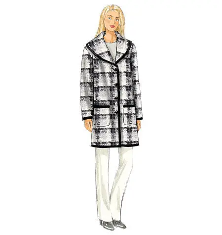 Butterick 6107 Misses' Coat Pattern | Very Easy 1