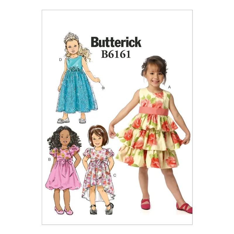 Butterick 6161 Childrens' / Girls' Dress Pattern 2