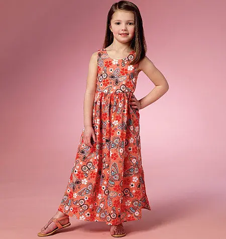 Butterick 6202 Children's/Girls' Dress And Culottes Pattern 1