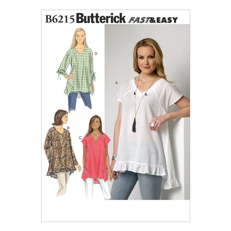 Butterick 6215 Misses' Top Pattern 2
