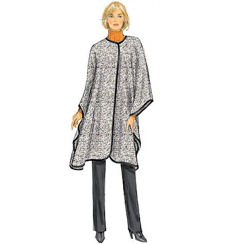 Butterick 6250 Misses' Jacket, Coat And Wrap Pattern 1