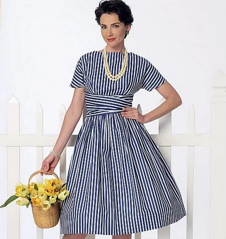 Butterick 6318 Misses' Tie-Waist Dress Pattern 1