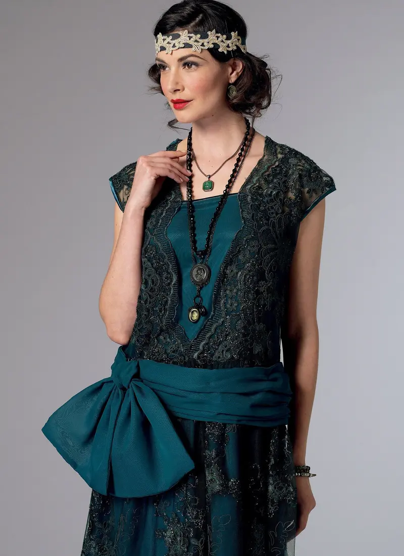 Butterick 6399 Women's 1920'S Flapper Dress Pattern 1