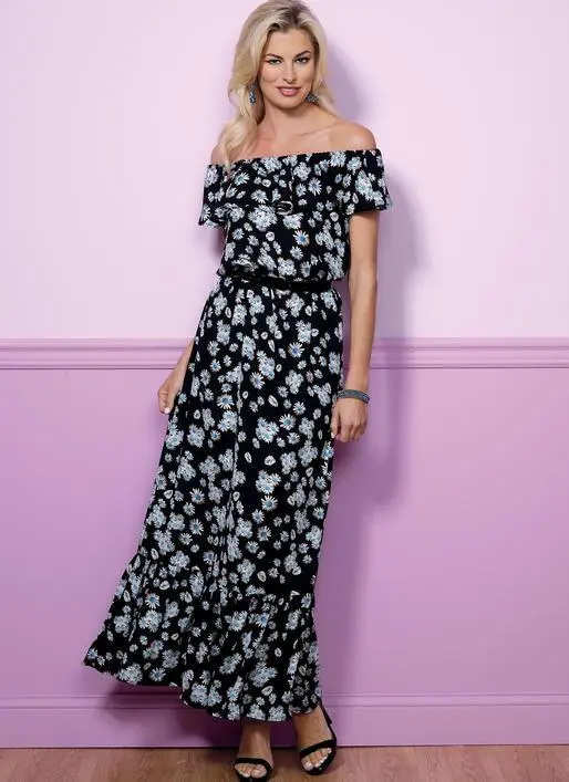 Butterick 6451 Misses' Gathered, Blouson Dresses Pattern 1