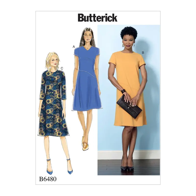 Butterick 6480 Misses' Dress Pattern 2