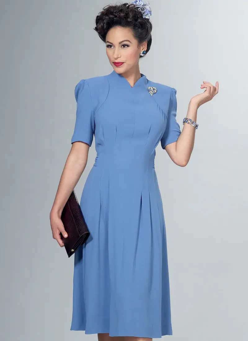 Butterick 6485 Misses' Dresses With Waist Tie Pattern 1
